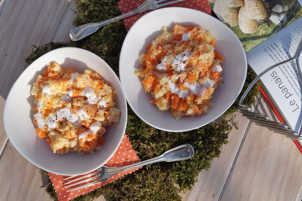 Échine de porc confite au four