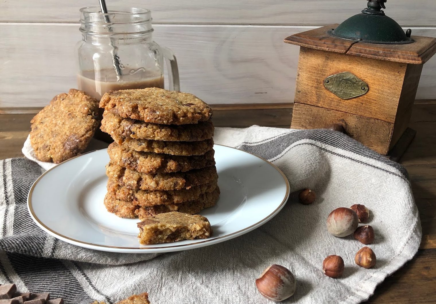 Cookies noisettes chocolat anti-gaspi