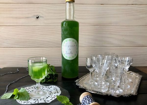 Liqueur de menthe maison