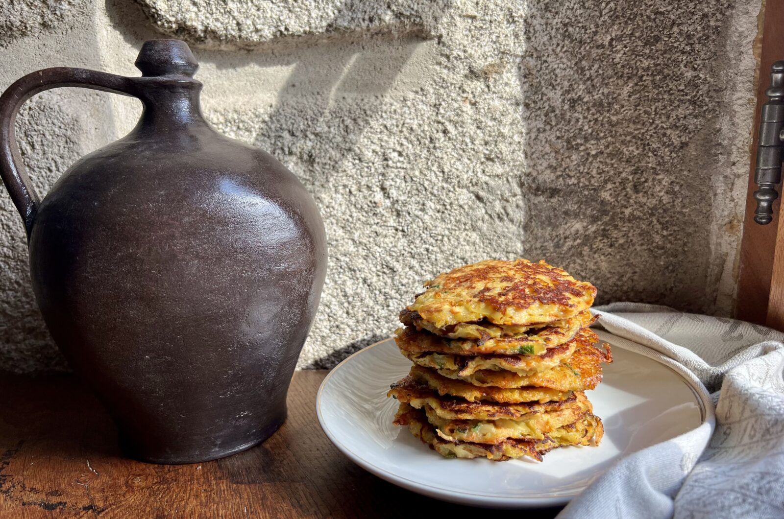 Galettes de polenta aux 3 légumes