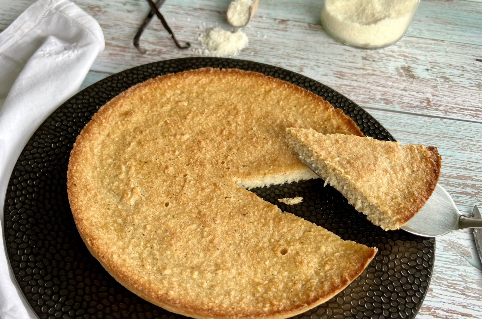 Gâteau express très coco sans gluten et sans lactose