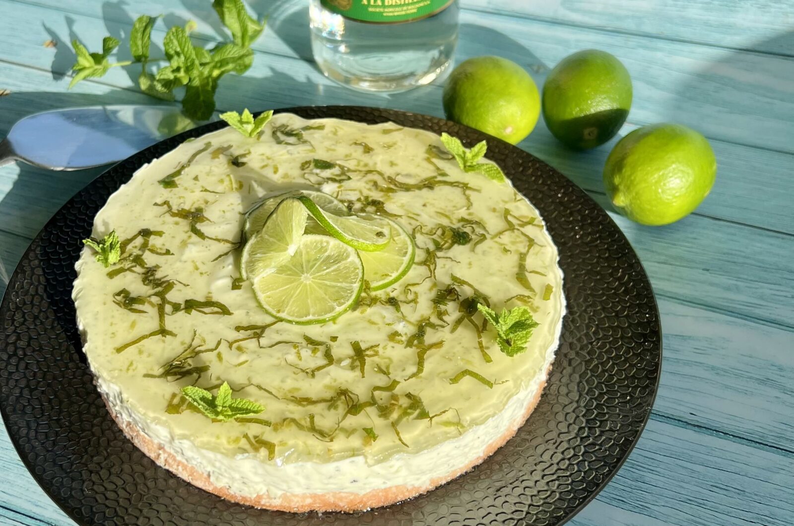 Cheesecake saveur mojito